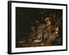 Nest of Redstarts with White Head, Undated-Abraham Mignon-Framed Giclee Print