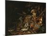 Nest of Redstarts with White Head, Undated-Abraham Mignon-Mounted Giclee Print