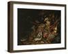 Nest of Redstarts with White Head, Undated-Abraham Mignon-Framed Giclee Print