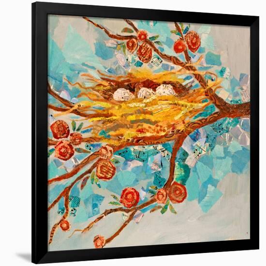 Nest With Buds-null-Framed Premium Giclee Print