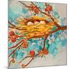 Nest With Buds-null-Mounted Premium Giclee Print