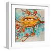 Nest With Buds-null-Framed Art Print