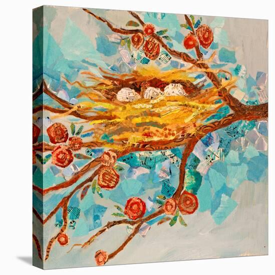 Nest With Buds-null-Stretched Canvas