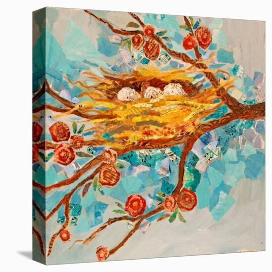 Nest With Buds-null-Stretched Canvas
