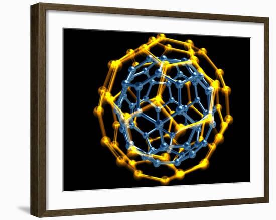 Nested Fullerene Molecules-PASIEKA-Framed Photographic Print