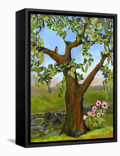 Nesting Tree-Blenda Tyvoll-Framed Stretched Canvas