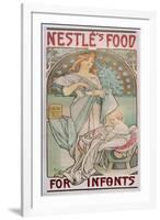Nestle's Food for Infants, 1897-Alphonse Mucha-Framed Giclee Print