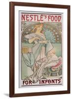 Nestle's Food for Infants, 1897-Alphonse Mucha-Framed Giclee Print