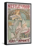 Nestle's Food for Infants, 1897-Alphonse Mucha-Framed Stretched Canvas