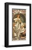 Nestle's Food for Infants-Alphonse Mucha-Framed Premium Giclee Print