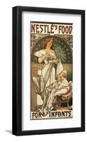 Nestle's Food for Infants-Alphonse Mucha-Framed Premium Giclee Print