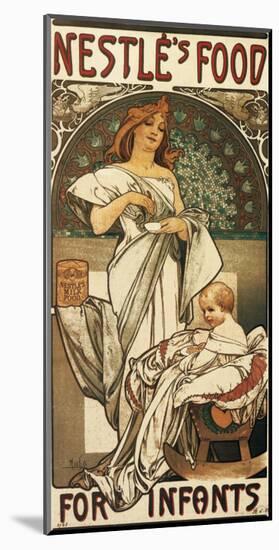 Nestle's Food for Infants-Alphonse Mucha-Mounted Premium Giclee Print