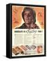 Nestle's, Propaganda Chocolate Sweets WWII Chocolate Is a Fighting Food, USA, 1940-null-Framed Stretched Canvas