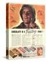 Nestle's, Propaganda Chocolate Sweets WWII Chocolate Is a Fighting Food, USA, 1940-null-Stretched Canvas