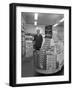 Nestles Shop Display, Mexborough, South Yorkshire, 1959-Michael Walters-Framed Photographic Print