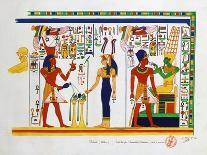 Mural from El-Kab, Egypt, 1841-Nestor l'Hote-Giclee Print