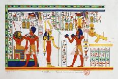 Mural from El-Kab, Egypt, 1841-Nestor l'Hote-Framed Giclee Print