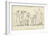 Nestor's Sacrifice-John Flaxman-Framed Premium Giclee Print