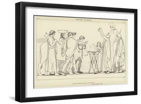 Nestor's Sacrifice-John Flaxman-Framed Giclee Print