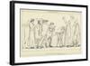 Nestor's Sacrifice-John Flaxman-Framed Giclee Print