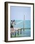 Net Fishing, Caye Caulker, Belize-Russell Young-Framed Photographic Print