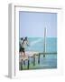 Net Fishing, Caye Caulker, Belize-Russell Young-Framed Photographic Print