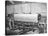 Net Loom in the Stuart's Factory, C1880-null-Stretched Canvas