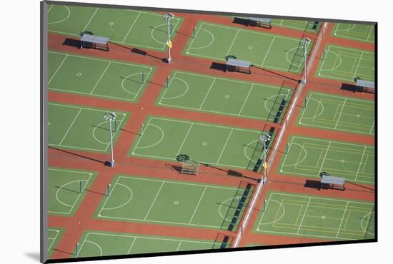 Netball Courts, Auckland Netball Center, Mount Wellington, Auckland, North Island, New Zealand-David Wall-Mounted Photographic Print