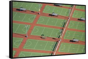 Netball Courts, Auckland Netball Center, Mount Wellington, Auckland, North Island, New Zealand-David Wall-Framed Stretched Canvas