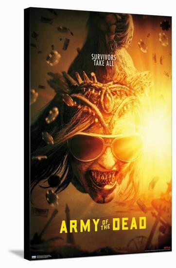 Netflix Army Of The Dead - Crowhead-Trends International-Stretched Canvas