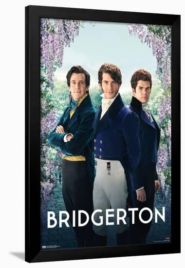 Netflix Bridgerton - Gentlemen-Trends International-Framed Poster