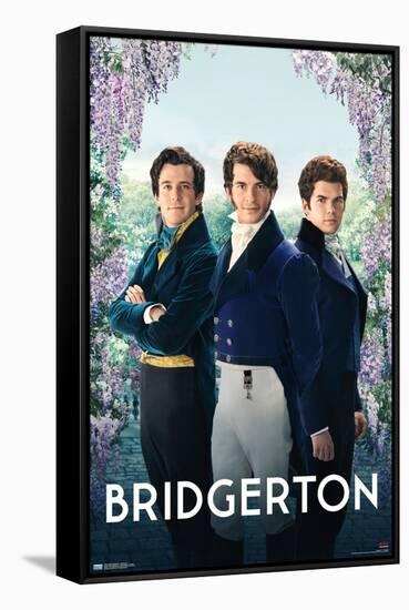 Netflix Bridgerton - Gentlemen-Trends International-Framed Stretched Canvas