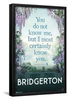 Netflix Bridgerton - You Don't Know Me-Trends International-Framed Poster