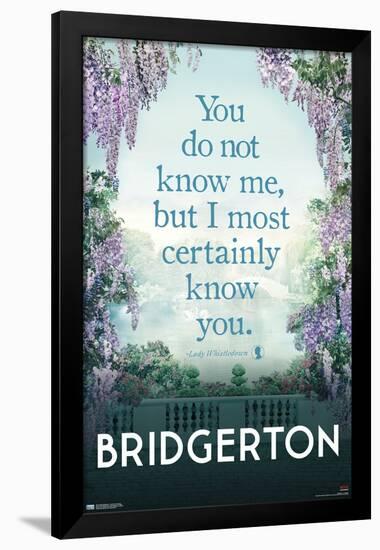 Netflix Bridgerton - You Don't Know Me-Trends International-Framed Poster