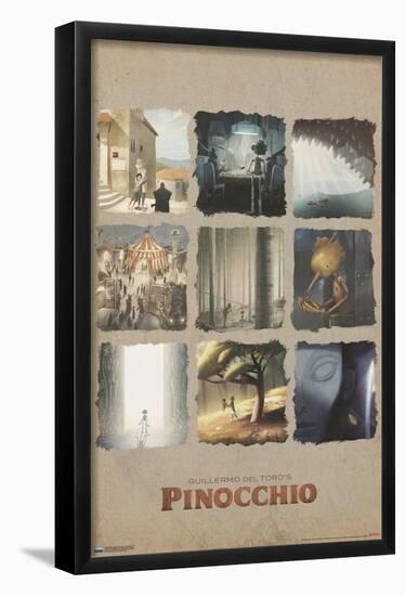 Netflix Guillermo Del Toro's Pinocchio - Grid-Trends International-Framed Poster
