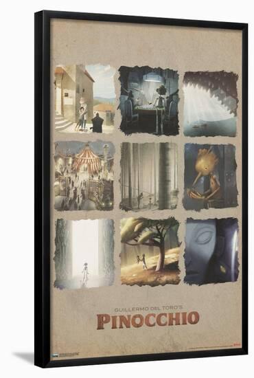Netflix Guillermo Del Toro's Pinocchio - Grid-Trends International-Framed Poster