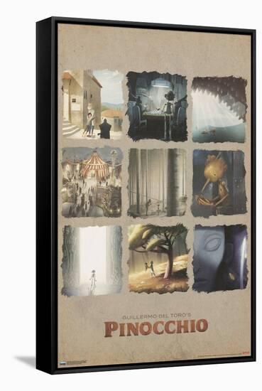 Netflix Guillermo Del Toro's Pinocchio - Grid-Trends International-Framed Stretched Canvas