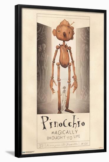 Netflix Guillermo Del Toro's Pinocchio - Pinocchio-Trends International-Framed Poster