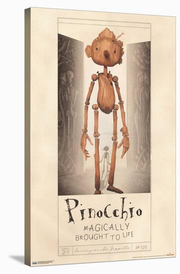 Netflix Guillermo Del Toro's Pinocchio - Pinocchio-Trends International-Stretched Canvas