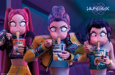 Netflix KPop Demon Hunters (2025) - Huntrix Noodles Print