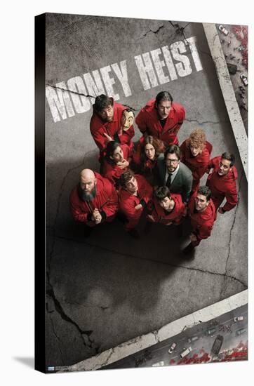 Netflix La Casa de Papel - Money Heist Roof-Trends International-Stretched Canvas