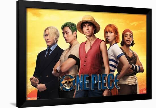 Netflix One Piece - Collage-Trends International-Framed Poster