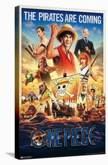 Netflix One Piece - Group One Sheet-Trends International-Stretched Canvas