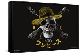 Netflix One Piece - Skull Logo-Trends International-Framed Stretched Canvas