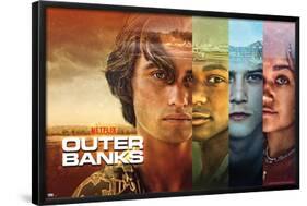 Netflix Outer Banks - Faces-Trends International-Framed Poster