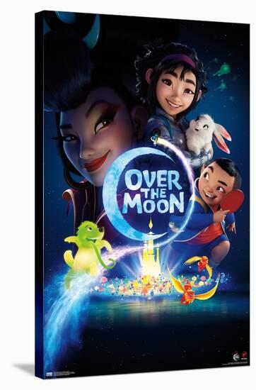 Netflix Over the Moon - Key Art-Trends International-Stretched Canvas