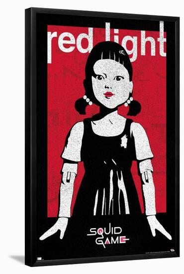 Netflix Squid Game - Red Light-null-Framed Standard Poster