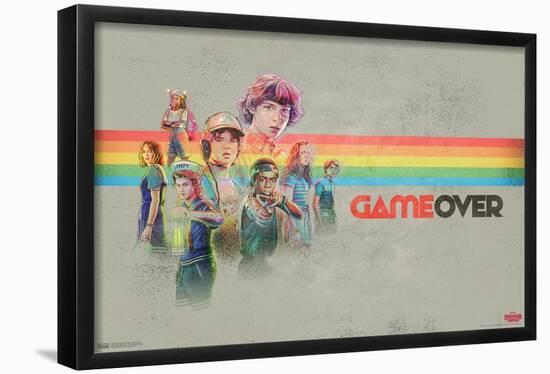 Netflix Stranger Things 3 - Game Over-Trends International-Framed Poster