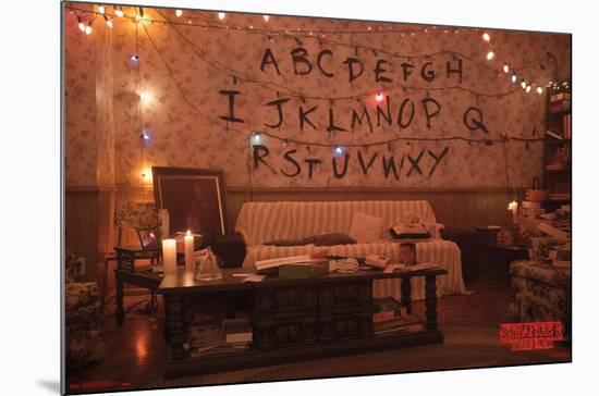 Netflix Stranger Things - Alphabet-Trends International-Mounted Poster