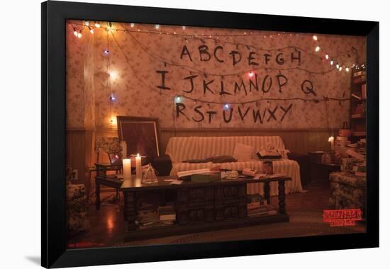 Netflix Stranger Things - Alphabet-Trends International-Framed Poster